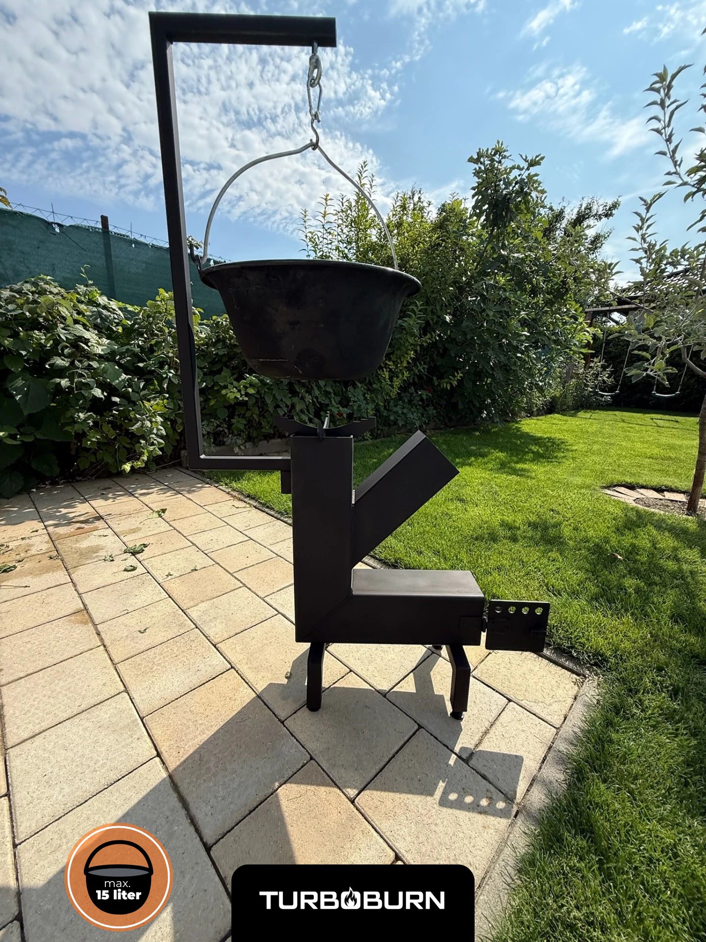 Emeld új szintre a bográcsozás élményét a TurboBurn rakétakályha segítségével!